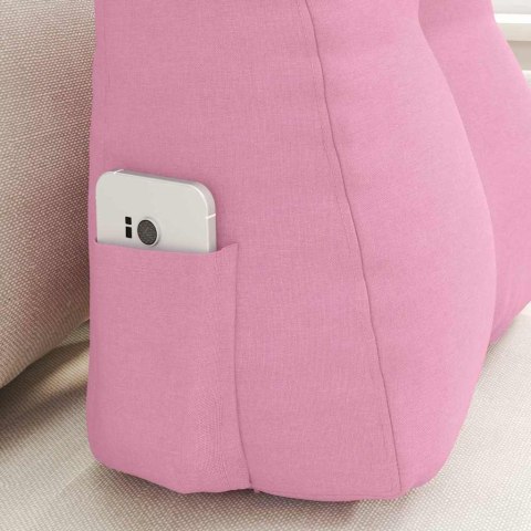 VidaXL Poduszka na plecy Różowy 45 x 24 x 50 cm tkanina