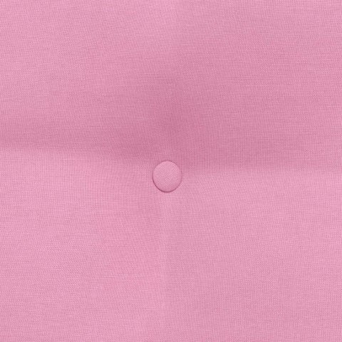 VidaXL Poduszka na plecy Różowy 45 x 24 x 50 cm tkanina