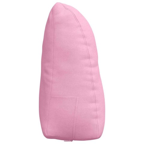 VidaXL Poduszka na plecy Różowy 60 x 24 x 50 cm tkanina