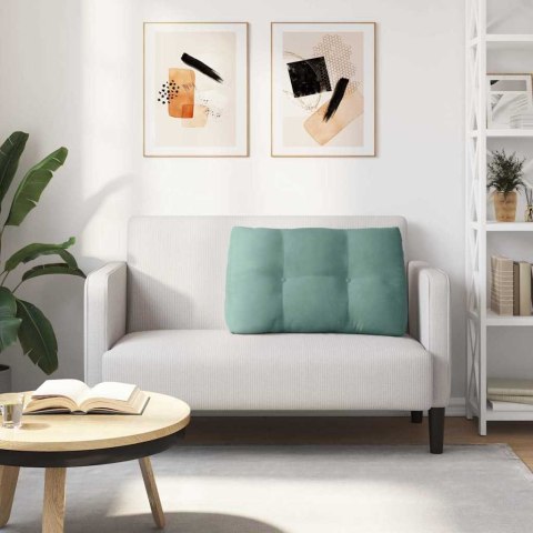 VidaXL Poduszka na plecy Zielony morski 80 x 24 x 50 cm Aksamit