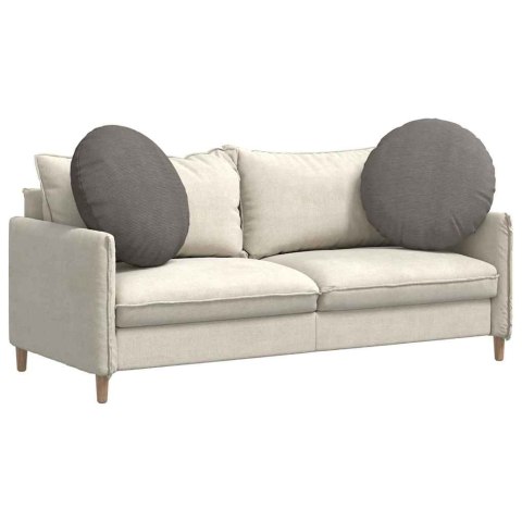 PODUSZKI NA SIEDZISKA 2 SZT. JASNOSZARY Ø 80CM