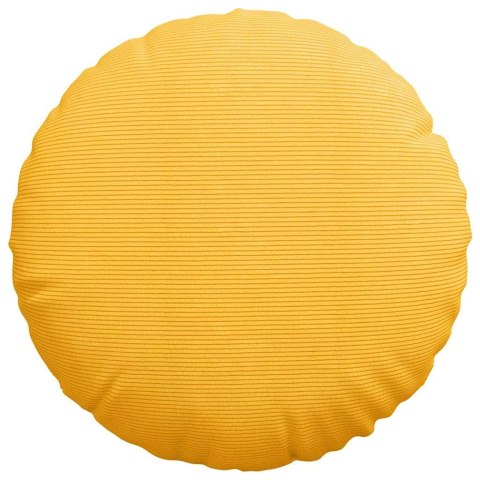 PODUSZKI NA SIEDZISKA 2 SZT. JASNOŻÓŁTY Ø 60CM