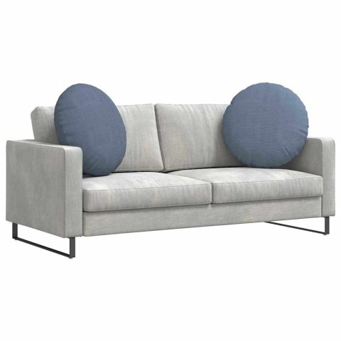 PODUSZKI NA SIEDZISKA 2 SZT. NIEBIESKI Ø 80CM