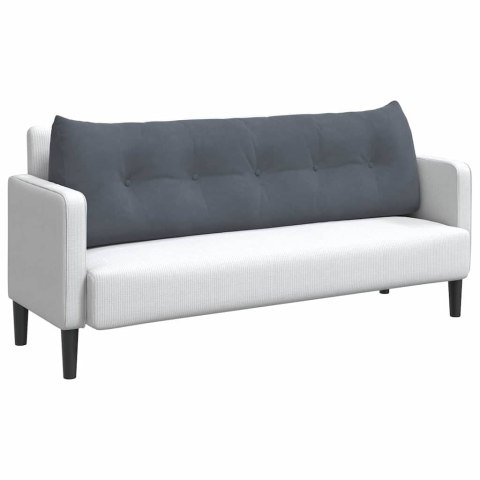 PODUSZKA NA PLECY CIEMNOSZARY 160X24X50CM AKSAMIT