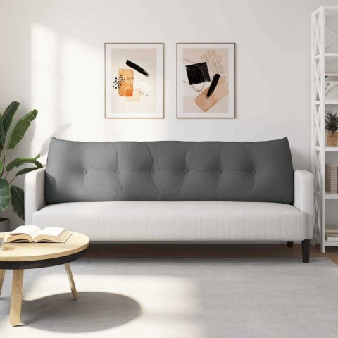 PODUSZKA NA PLECY CIEMNOSZARY 180X24X50CM TKANINA