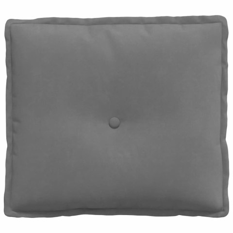 PODUSZKA NA PLECY CIEMNOSZARY 50X45CM TKANINA MIKROFIBROWA