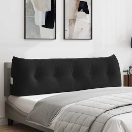PODUSZKA NA PLECY CZARNY 160X24X50CM AKSAMIT