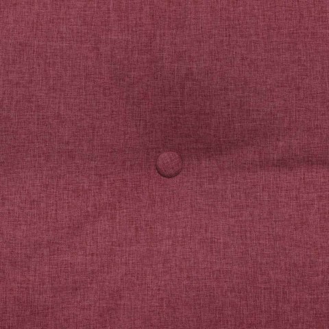VidaXL Poduszka na plecy Czerwone wino 180 x 24 x 50 cm tkanina