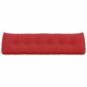VidaXL Poduszka na plecy Czerwony 180 x 24 x 50 cm tkanina