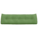 VidaXL Poduszka na plecy Jasnozielony 160 x 24 x 50 cm Aksamit