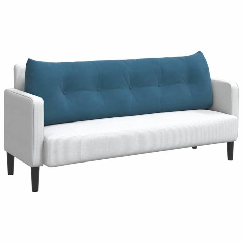 PODUSZKA NA PLECY NIEBIESKI 160X24X50CM AKSAMIT