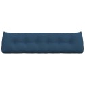 VidaXL Poduszka na plecy Niebieski 180 x 24 x 50 cm tkanina