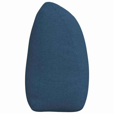 VidaXL Poduszka na plecy Niebieski 180 x 24 x 50 cm tkanina