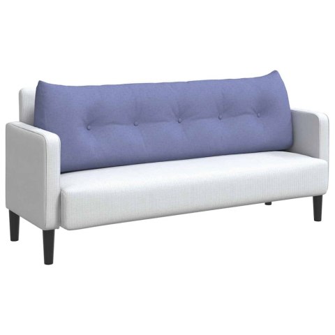 VidaXL Poduszka na plecy Niebieski dżins 160 x 24 x 50 cm tkanina