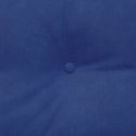 VidaXL Poduszka na plecy Niebieski policyjny 160 x 24 x 50 cm Aksamit