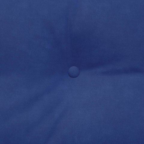 VidaXL Poduszka na plecy Niebieski policyjny 160 x 24 x 50 cm Aksamit