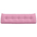 VidaXL Poduszka na plecy Różowy 160 x 24 x 50 cm tkanina
