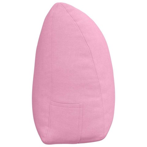 VidaXL Poduszka na plecy Różowy 160 x 24 x 50 cm tkanina