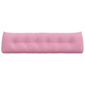 VidaXL Poduszka na plecy Różowy 180 x 24 x 50 cm tkanina