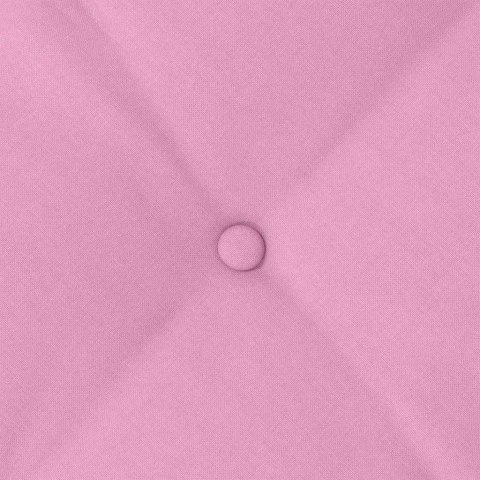 VidaXL Poduszka na plecy Różowy 50 x 19 x 45 cm tkanina