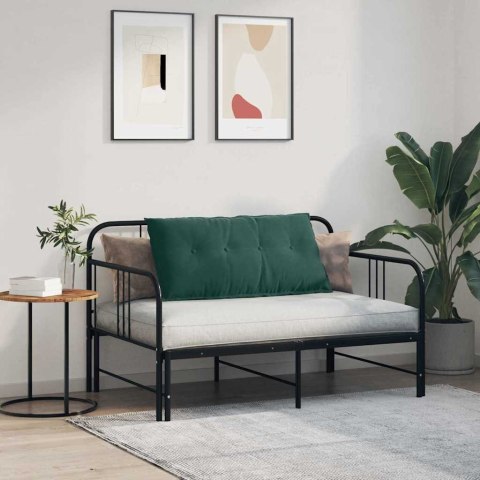 PODUSZKA NA PLECY CIEMNA ZIELEŃ 100X50CM TKANINA SZTRUKSOWA