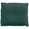 PODUSZKA NA PLECY CIEMNA ZIELEŃ 60X50CM TKANINA SZTRUKSOWA