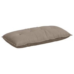 VidaXL Poduszka na plecy Ciemnoszary 100 x 50 cm Tkanina mikrofibrowa