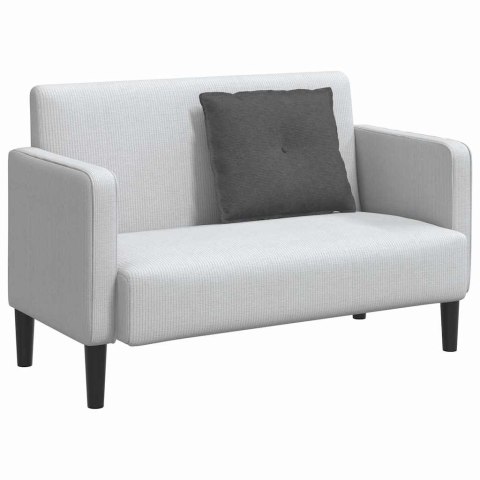 PODUSZKA NA PLECY CIEMNOSZARY 60X50CM TKANINA SZTRUKSOWA