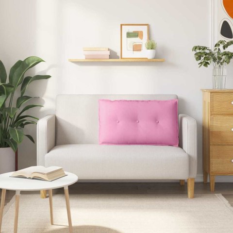 VidaXL Poduszka na plecy Różowy 80 x 19 x 50 cm tkanina