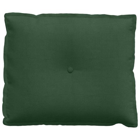 VidaXL Poduszka na plecy Zielony dżungli 60 x 50 cm Tkanina sztruksowa