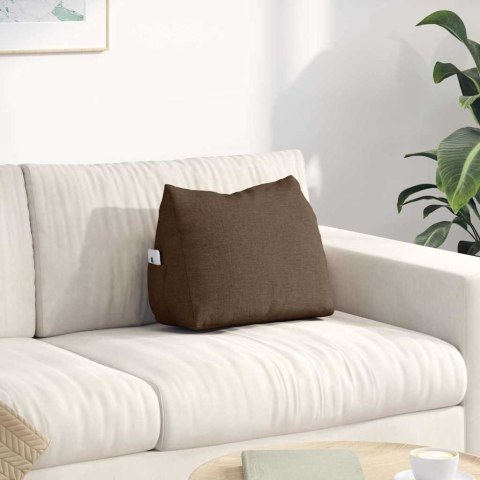 VidaXL Poduszka na plecy Brązowy 45 x 20 x 35 cm tkanina