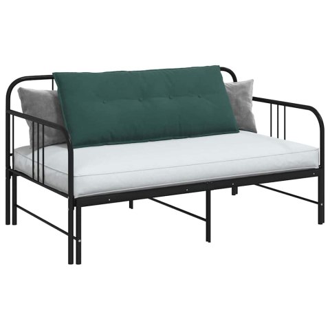 PODUSZKA NA PLECY CIEMNA ZIELEŃ 120X50CM TKANINA SZTRUKSOWA