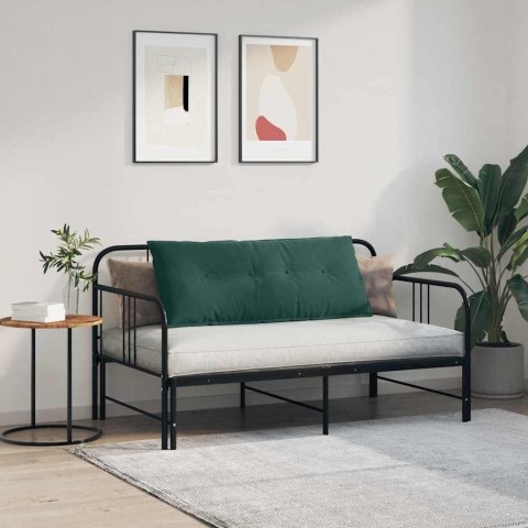 PODUSZKA NA PLECY CIEMNA ZIELEŃ 120X50CM TKANINA SZTRUKSOWA