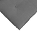 VidaXL Poduszka na plecy Ciemnoszary 120 x 50 cm Tkanina mikrofibrowa
