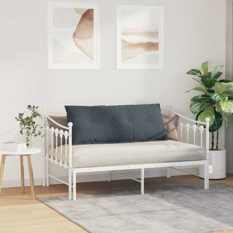 PODUSZKA NA PLECY CIEMNOSZARY 120X50CM TKANINA SZTRUKSOWA