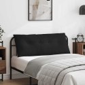 VidaXL Poduszka na plecy Czarny 120 x 50 cm Tkanina mikrofibrowa