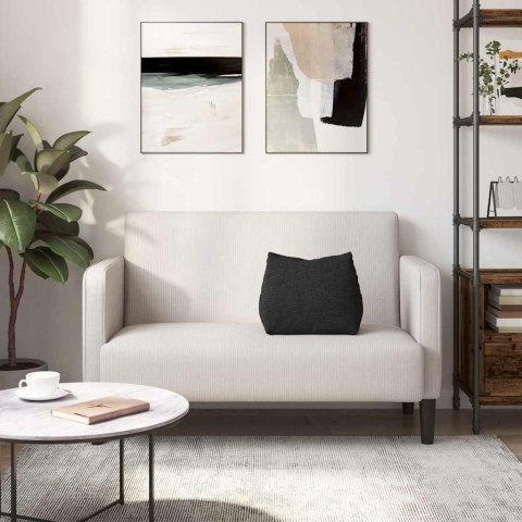 PODUSZKA NA PLECY CZARNY 45X20X35CM TKANINA