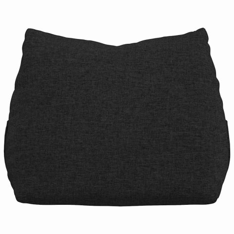 PODUSZKA NA PLECY CZARNY 45X20X35CM TKANINA