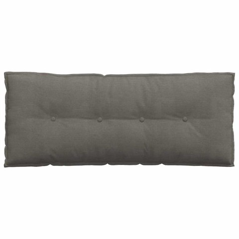 PODUSZKA NA PLECY JASNOSZARY 120X50CM TKANINA SZTRUKSOWA
