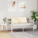 VidaXL Poduszka na plecy Kremowy 120 x 50 cm Tkanina sztruksowa