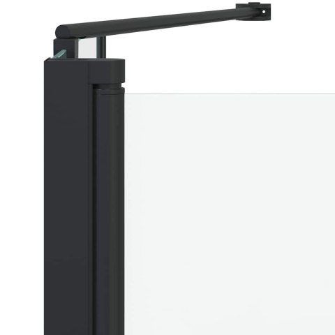 KABINA PRYSZNICOWA GEOMETRYCZNY CZARNY 120X67X129CM