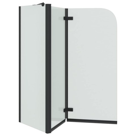 OSŁONA PRYSZNICOWA CZARNY 120X68X130CM