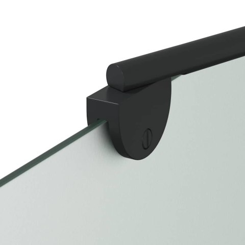 OSŁONA PRYSZNICOWA CZARNY 120X68X130CM