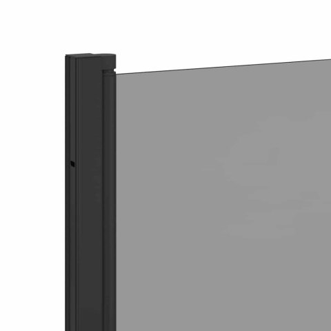 ŚCIANKA OSŁONA PRYSZNICOWA CZARNA 130X138CM SZKŁO ESG I ALUMINIUM