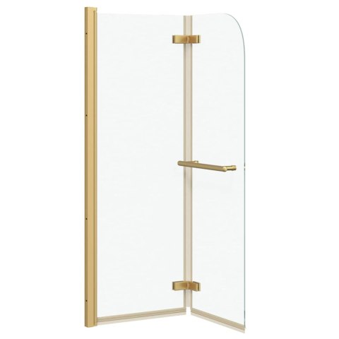 OSŁONA PRYSZNICOWA ZŁOTY 95X140CM SZKŁO ESG I ALUMINIUM