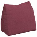 PODUSZKA NA PLECY CZERWONE WINO 60X20X50CM TKANINA