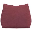 PODUSZKA NA PLECY CZERWONE WINO 60X20X50CM TKANINA