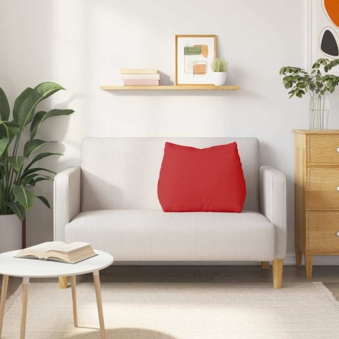 VidaXL Poduszka na plecy Czerwony 60 x 20 x 50 cm tkanina