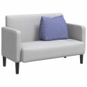VidaXL Poduszka na plecy Niebieski dżins 60 x 20 x 50 cm tkanina