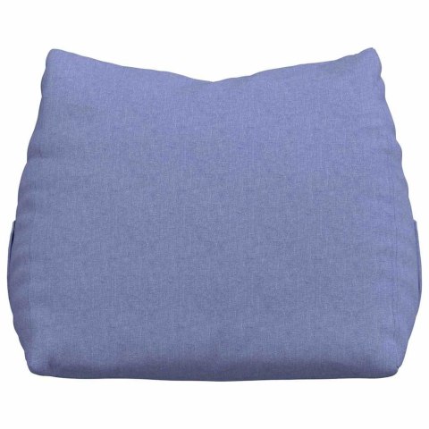 VidaXL Poduszka na plecy Niebieski dżins 60 x 20 x 50 cm tkanina